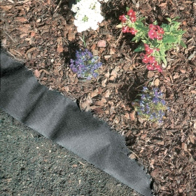 WINDHAGER Tkanina za suzbijanje korova crna 5x1,6m  WINDHAGER Tkanina za suzbijanje korova crna 5x1,6m