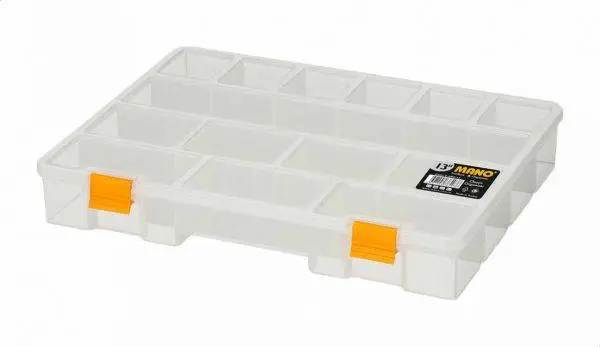 MANO KUTIJA ORGANIZER S-ORG-13 TRANSPARENT  MANO KUTIJA ORGANIZER S-ORG-13 TRANSPARENT