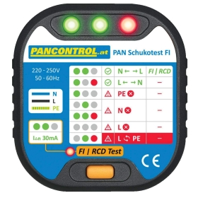 PANCONTROL Ispitivač za utičnice sa 30ma fi-test pan schukutest fi  PANCONTROL Ispitivač za utičnice sa 30ma fi-test pan schukutest fi
