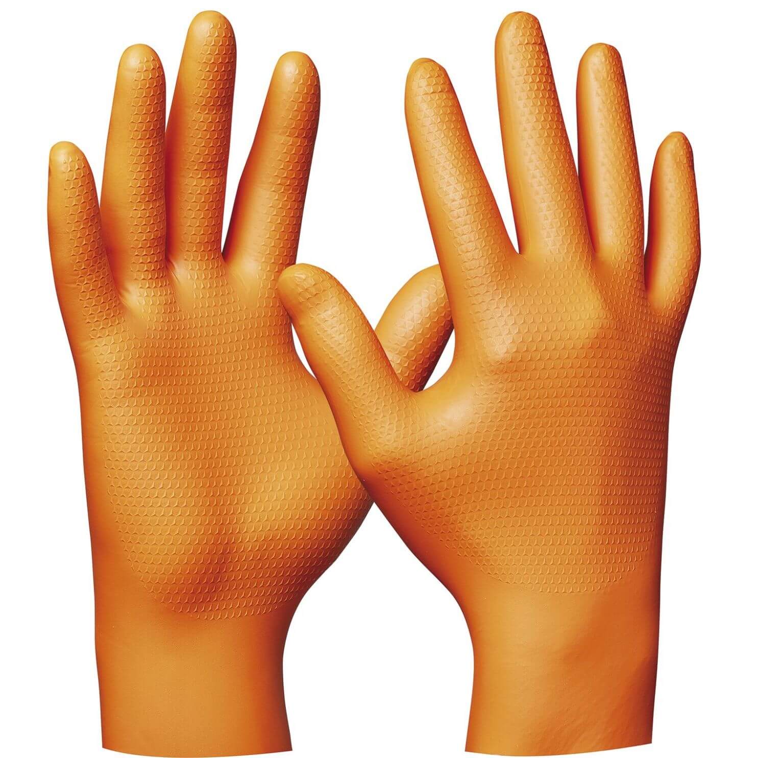 GEBOL Rukavice Nitril Orange Ultra Grip vel.L 50/1