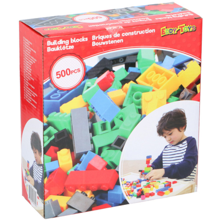 EDDY TOYS KOCKE ZA SKLAPANJE 500KOM EDDY TOYS KOCKE ZA SKLAPANJE 500KOM