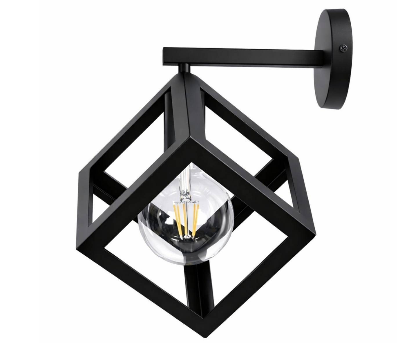  Zidna lampa Studio 1xE27 crna