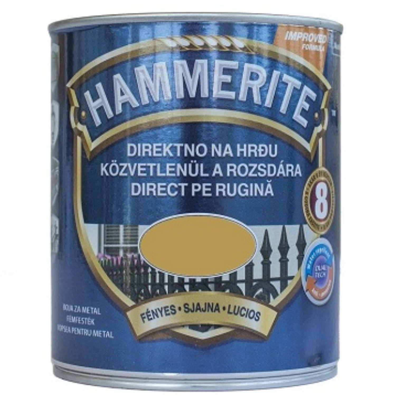 HAMMERITE Sjajni lak zlatni 0,75 l