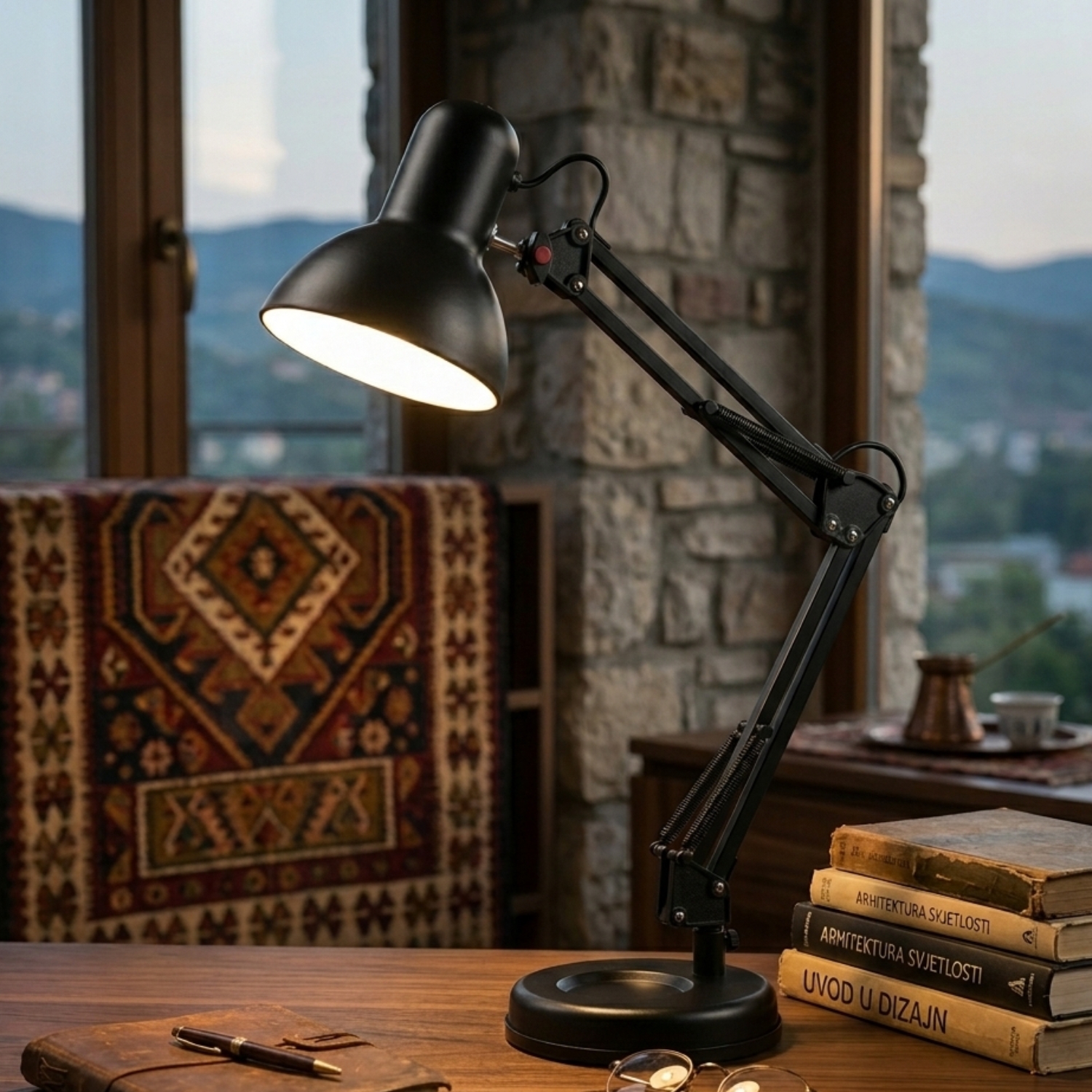 GLOBO Stolna lampa Famous 1xE27