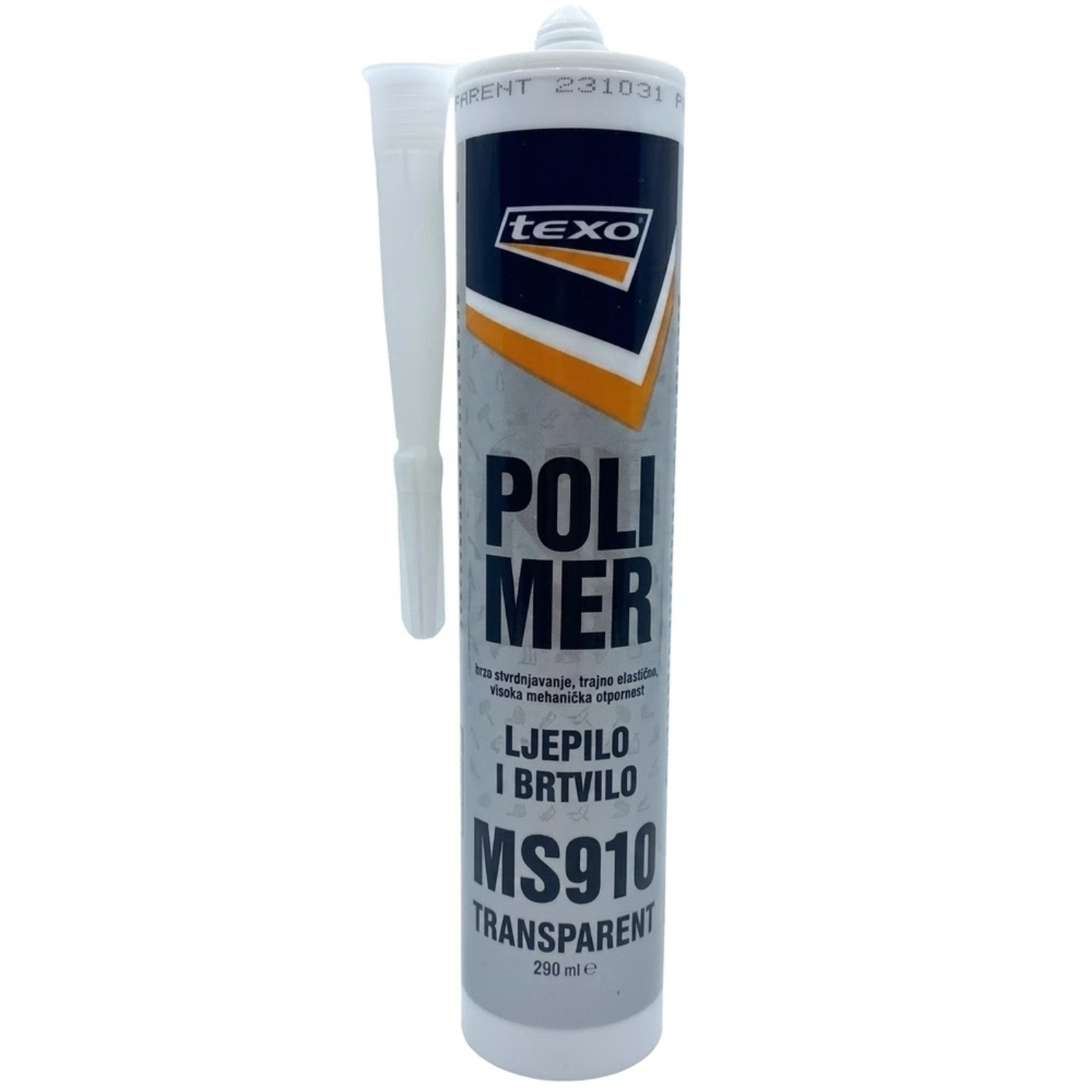 TEXO Ljepilo i brtvilo transparent MS910 290 ml 