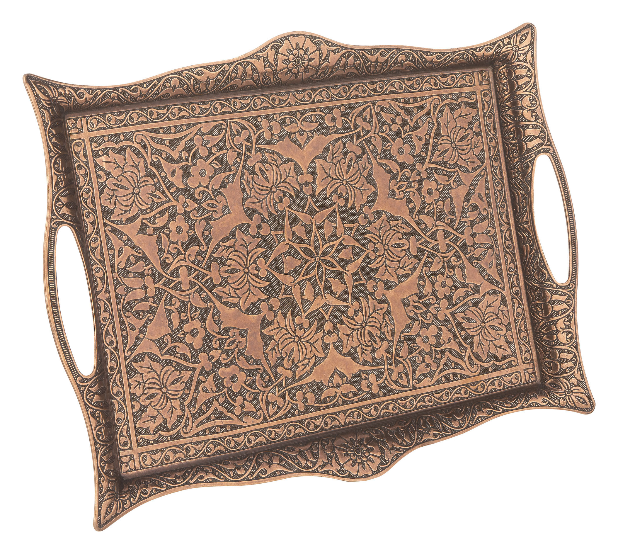 SENA POSLUŽAVNIK BOJA BAKRA 027-6-15  SENA POSLUŽAVNIK BOJA BAKRA 027-6-15