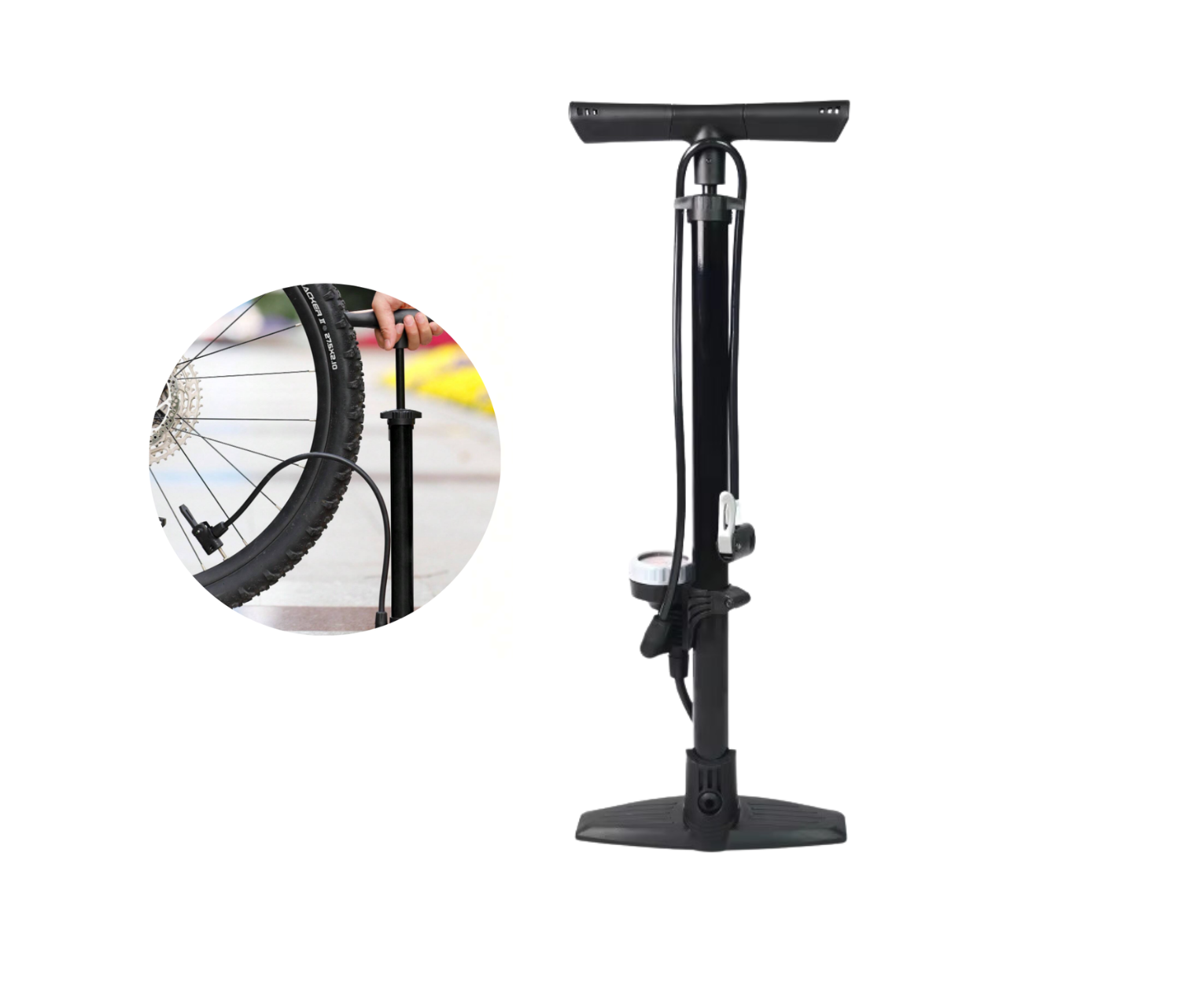 RUČNA PUMPA 3,2X60CM 11BAR  RUČNA PUMPA 3,2X60CM 11BAR