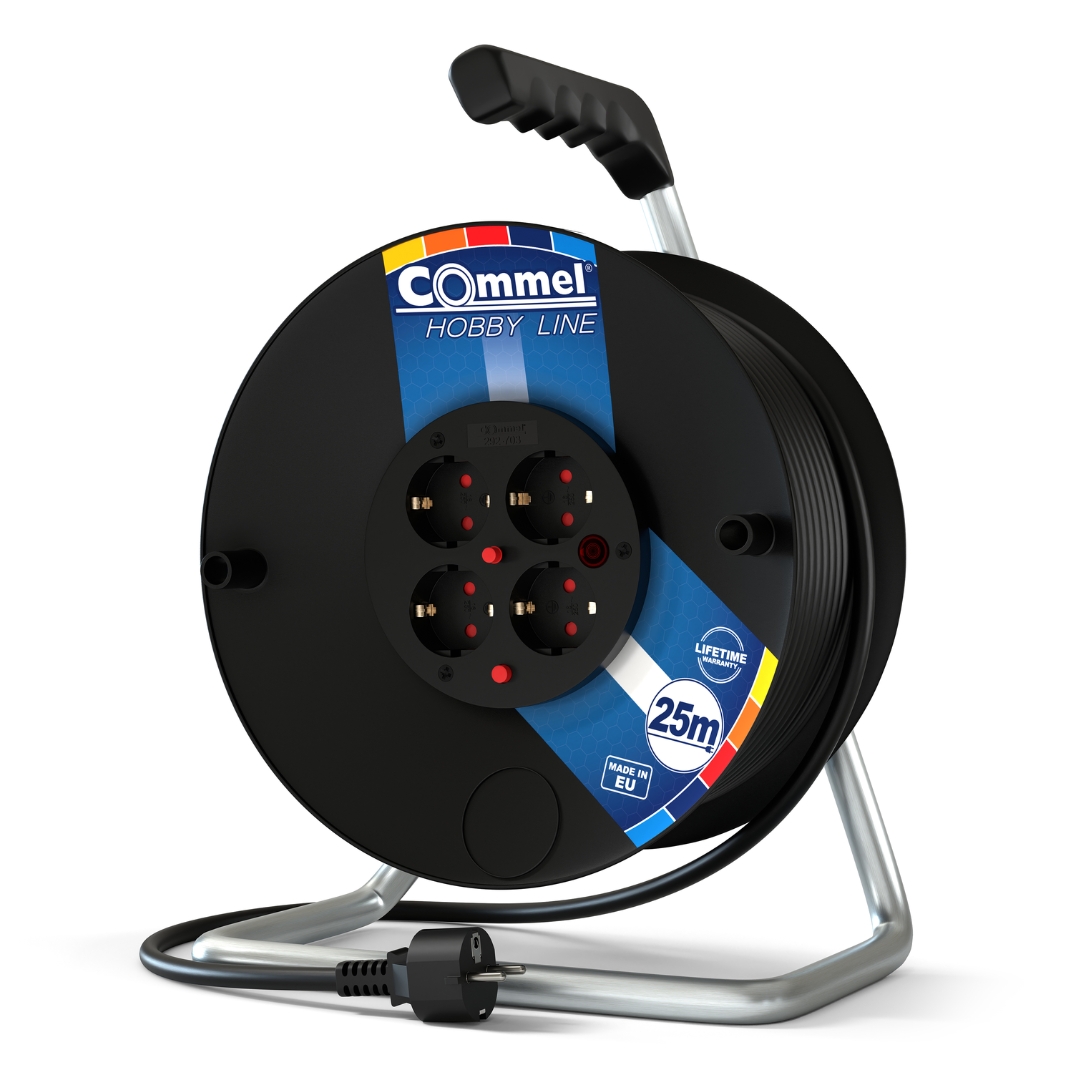 COMMEL Kablovska motalica 25 m 87312