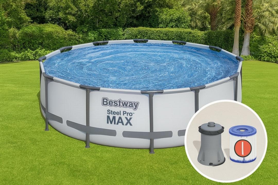BESTWAY BAZEN 366X76CM + PUMPA STEEL PRO MAX