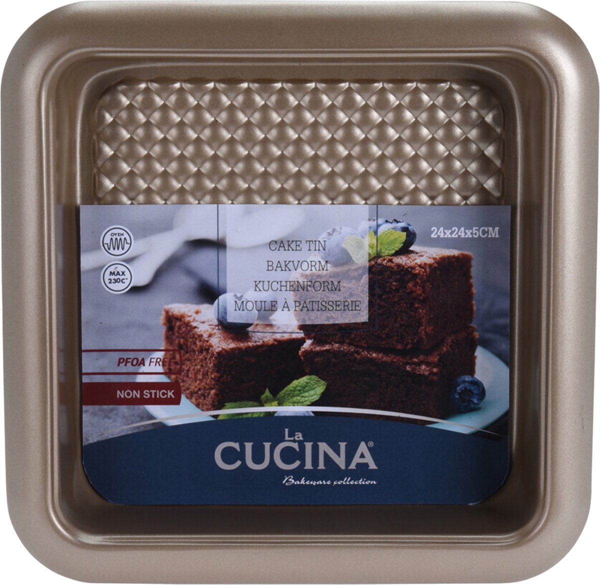 LA CUCINA KALUP ZA PEČENJE 245X245 MM 309180150 LA CUCINA KALUP ZA PEČENJE 245X245 MM 309180150