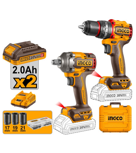 INGCO Set aku alata CKLI20275E