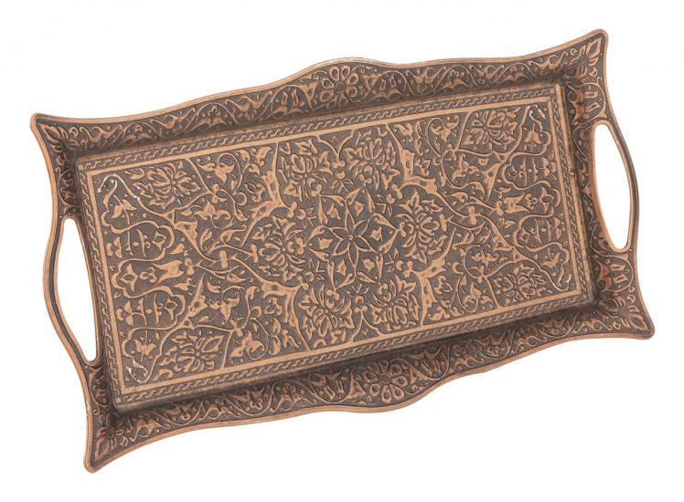 SENA POSLUŽAVNIK BOJA BAKRA 027-2-M-15  SENA POSLUŽAVNIK BOJA BAKRA 027-2-M-15