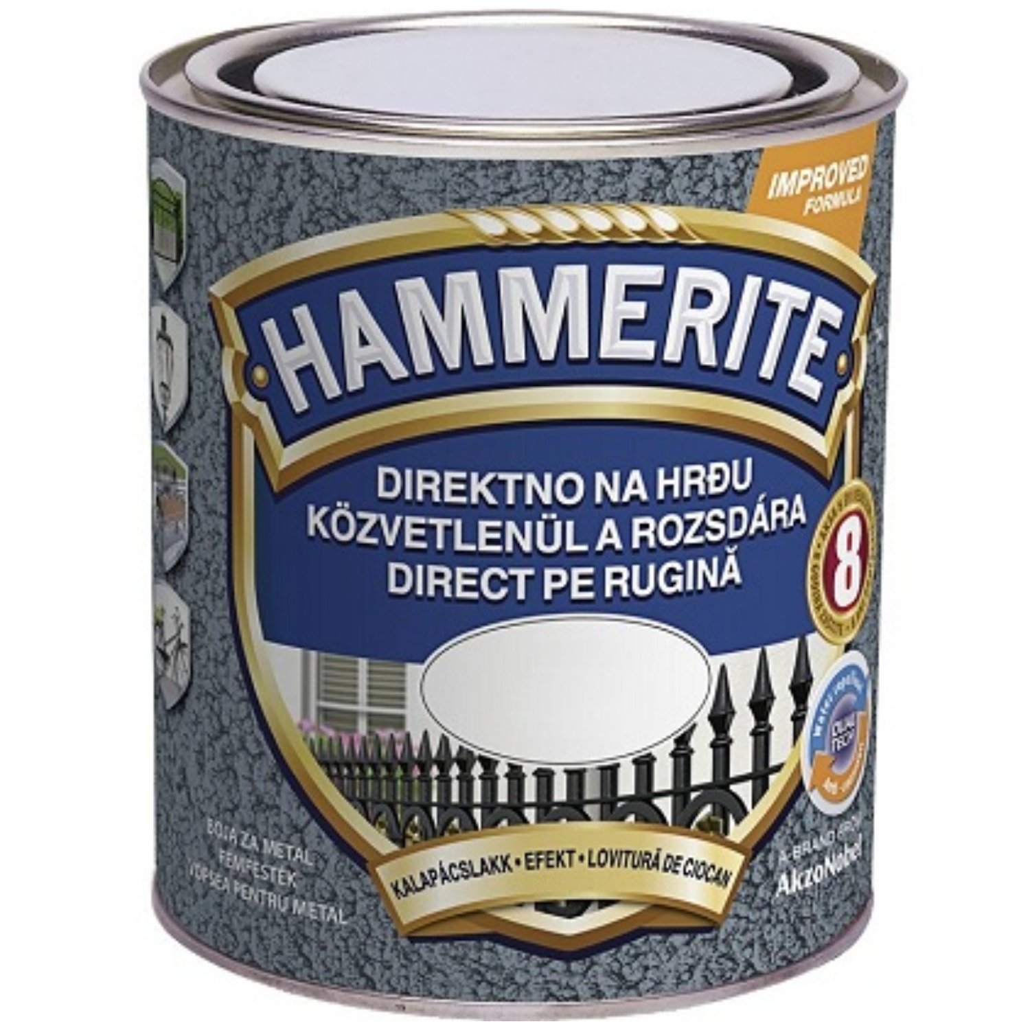 HAMMERITE Sjajni lak srebreni 0,75 l