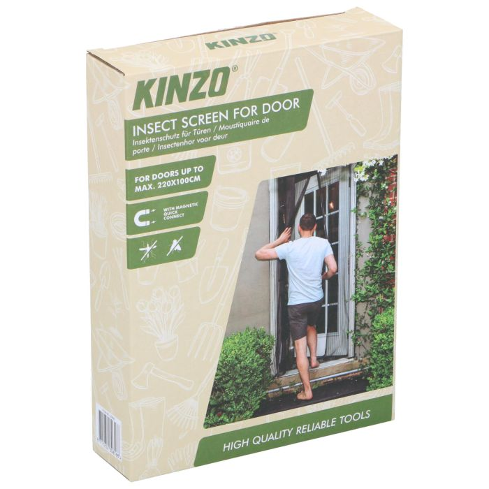 KINZO GARDEN Mrežica za vrata 220x100 cm