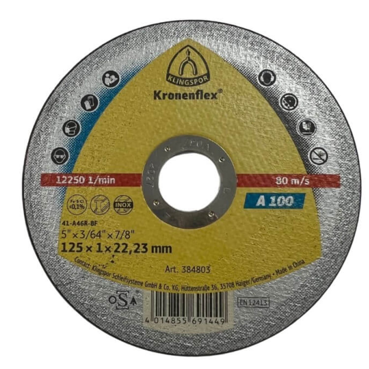  Rezna ploča A100 125x1x22 mm