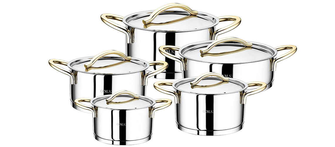 O.M.S. COLLECTION Set šerpi inox 10/1 Code1011