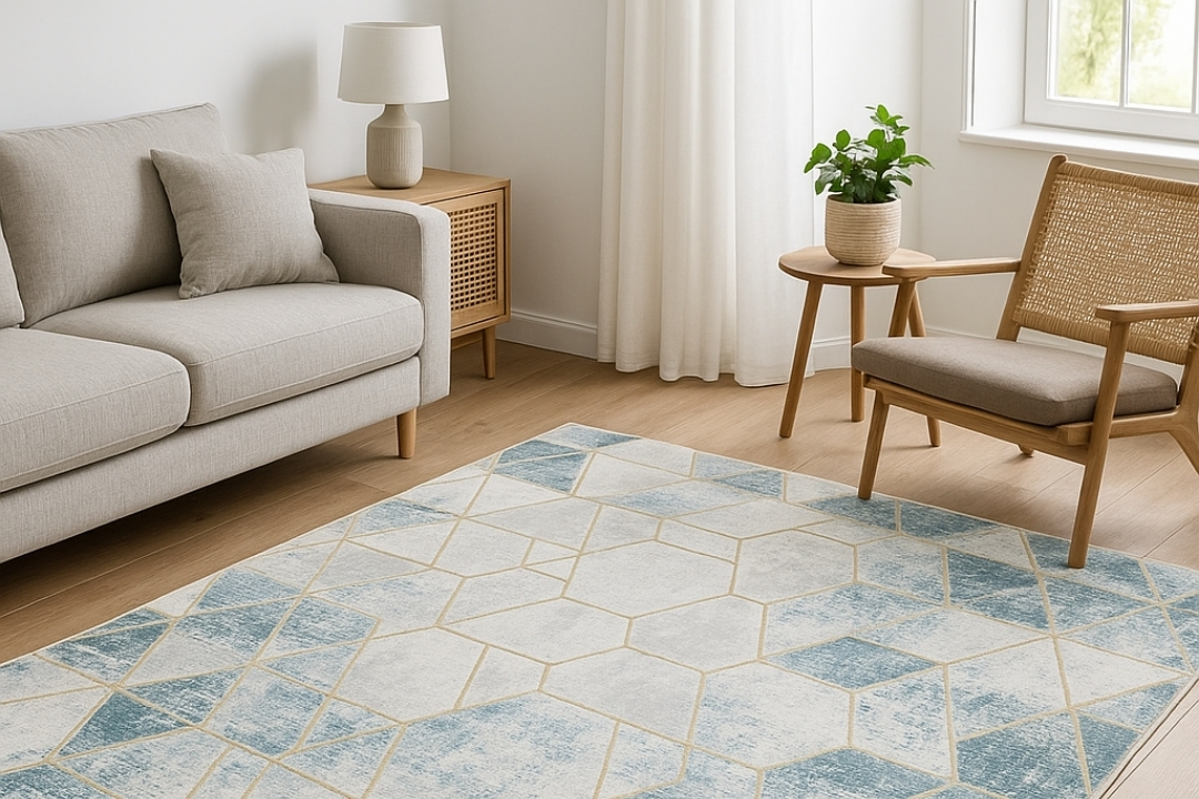 SAFYUN TEPIH ALISSA AS729 CREAM BLUE 160X230