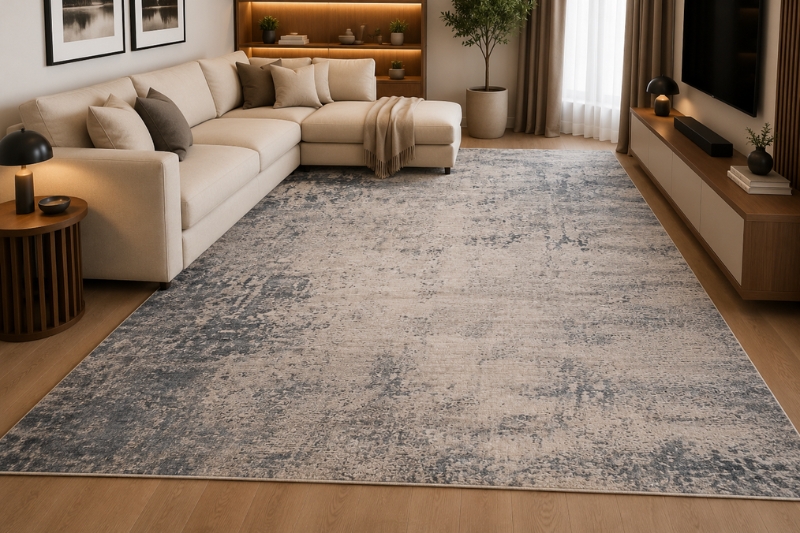 SAFYUN Tepih Lazer LZ402 Grey Blue 160x230