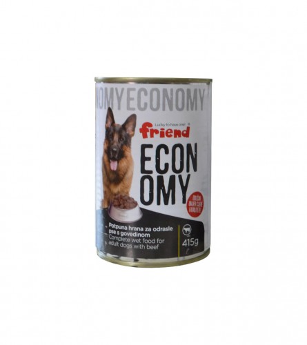 FRIEND HRANA ZA PSE GOVEDINA 415GR ECONOMY FRIEND HRANA ZA PSE GOVEDINA 415GR ECONOMY