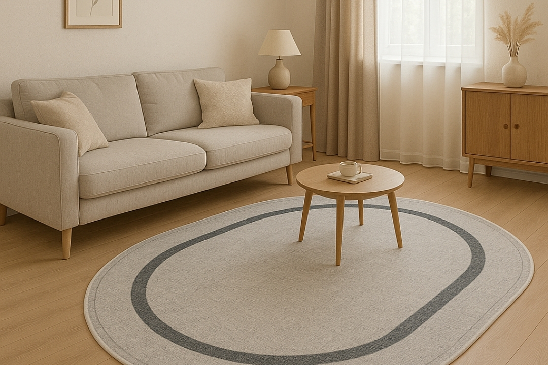 SAFYUN TEPIH KADIFE 1085 D.GREY 160X230 OVALNI