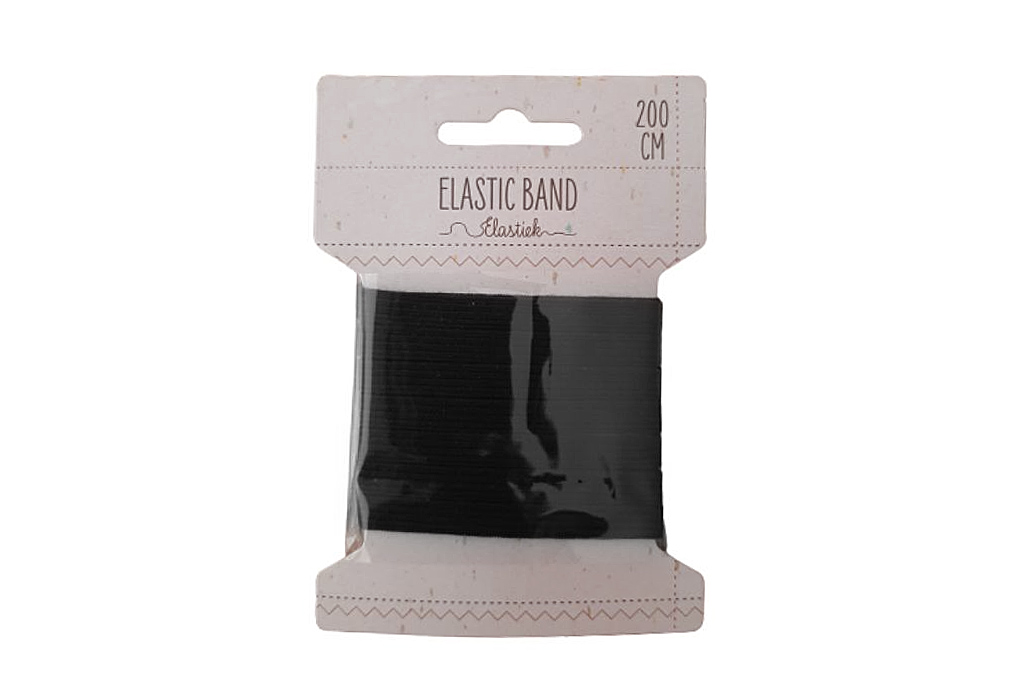 ELASTIČNA GUMA CRNA 200X0,8CM  ELASTIČNA GUMA CRNA 200X0,8CM