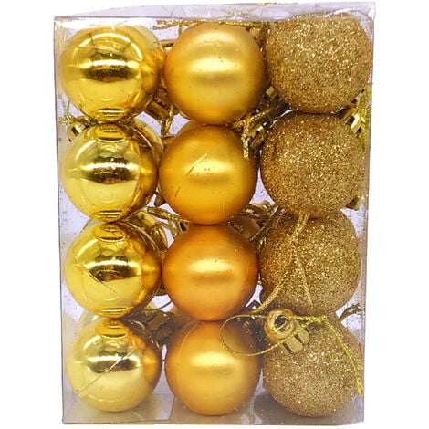 CHRISTMAS GIFTS KUGLE NOVOGODIŠNJE 24/1 ZLATNE CHRISTMAS GIFTS KUGLE NOVOGODIŠNJE 24/1 ZLATNE