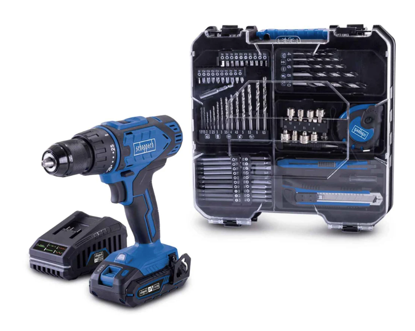 SCHEPPACH Aku bušilica odvijač sa 74 komada pribora C-DTB74/1-X SCHEPPACH Aku bušilica odvijač sa 74 komada pribora C-DTB74/1-X