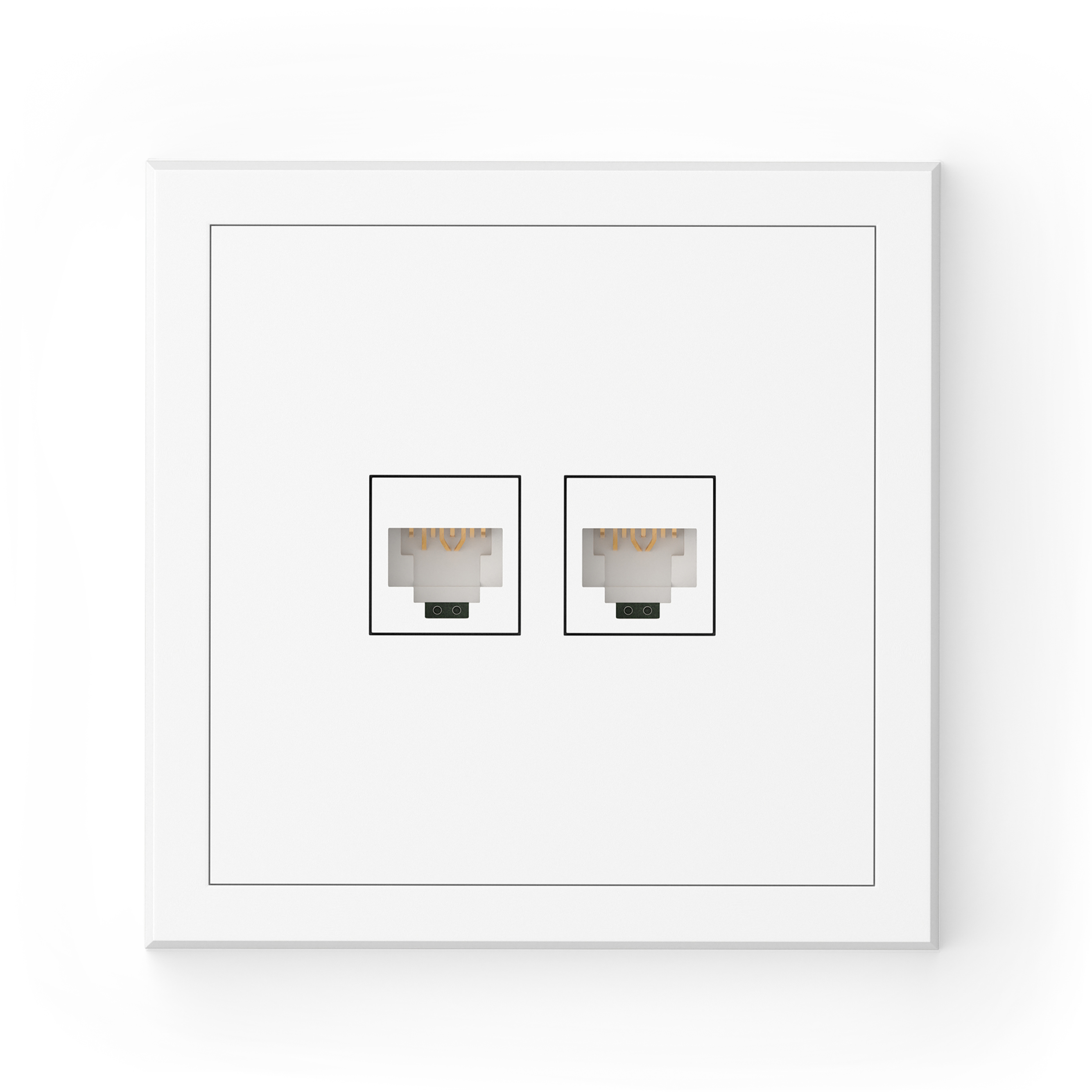 COMMEL Utičnica interna RJ45 CAT6 dvostruka 153776