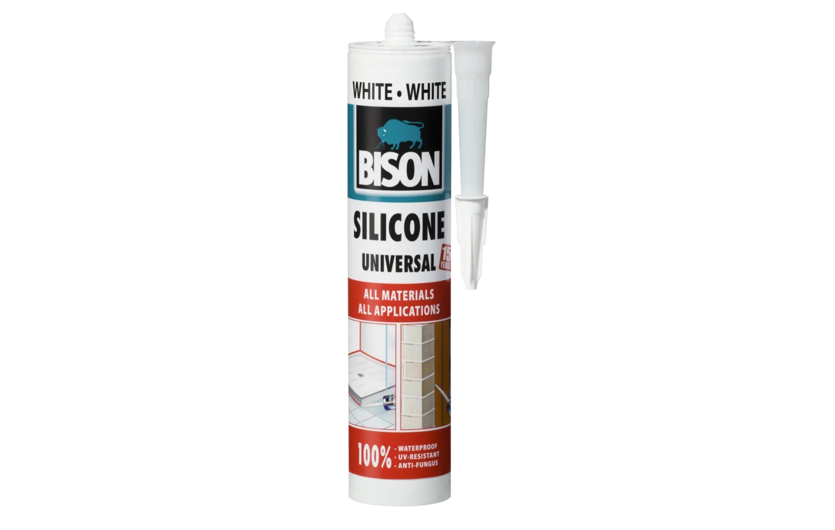 BISON Silikon Universal bijeli 280 ml