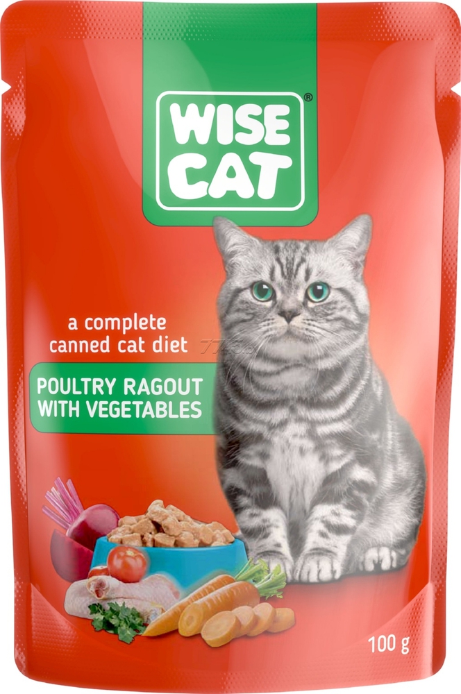 WISE CAT HRANA ZA MAČKE RAGU OD ŽIVINE SA POVRĆEM 100G WISE CAT WISE CAT HRANA ZA MAČKE RAGU OD ŽIVINE SA POVRĆEM 100G WISE CAT