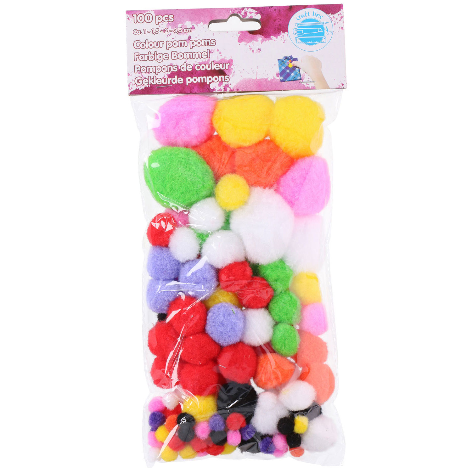 CRAFT LINE POM POMOS TUFNICE ZA DEKORACIJU 100/1 CRAFT LINE POM POMOS TUFNICE ZA DEKORACIJU 100/1