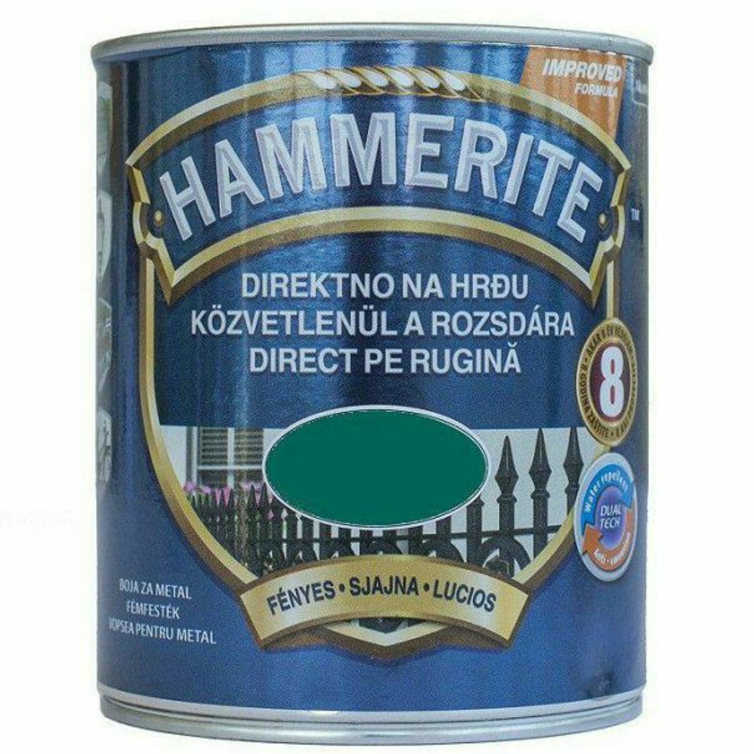 HAMMERITE Sjajni lak zeleni 0,75 l