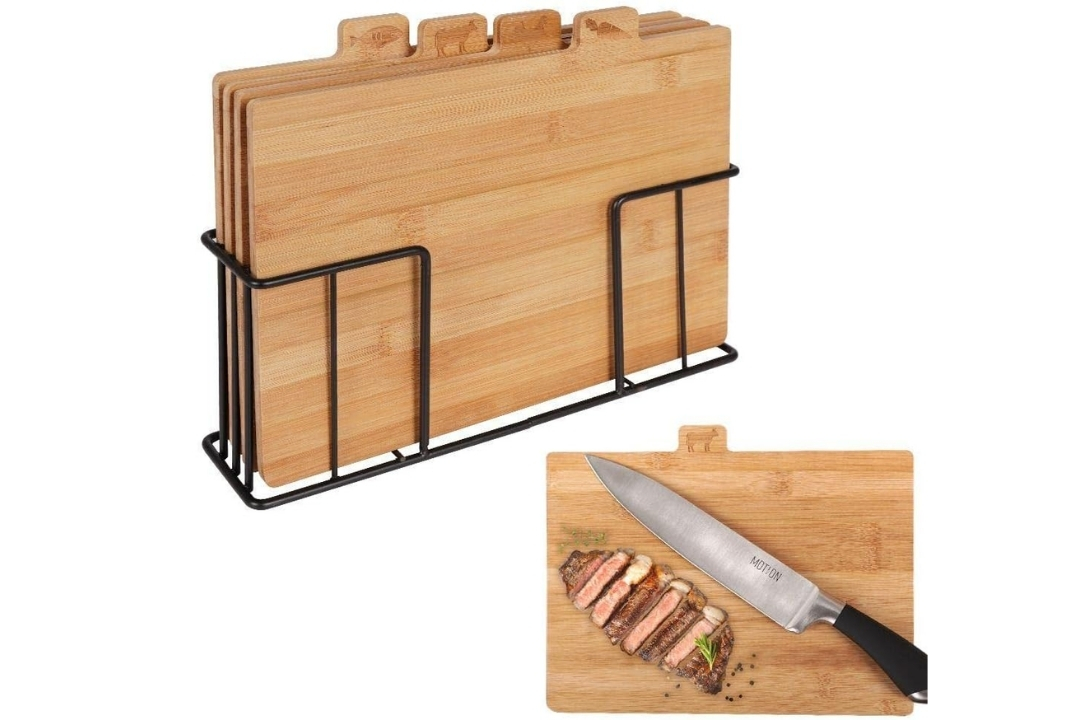 Bambus set tacni DP5023 4/1 sa metalnim držačem   Bambus set tacni DP5023 4/1 sa metalnim držačem