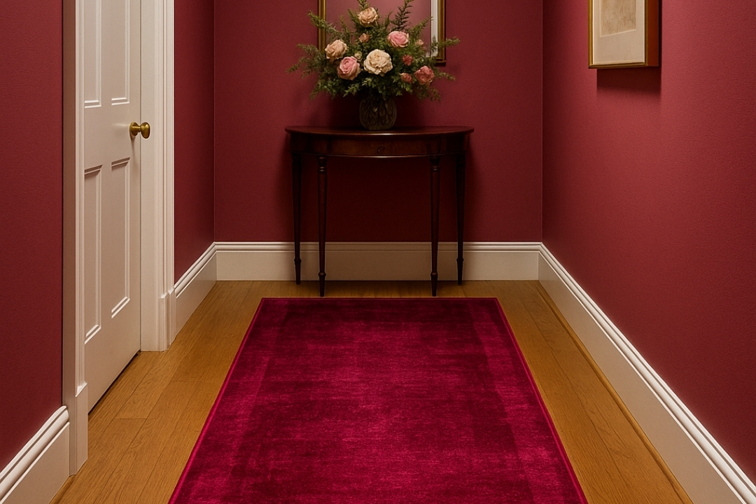 ISIK KADIFE Tepih vintage E5241 red 80x150cm
