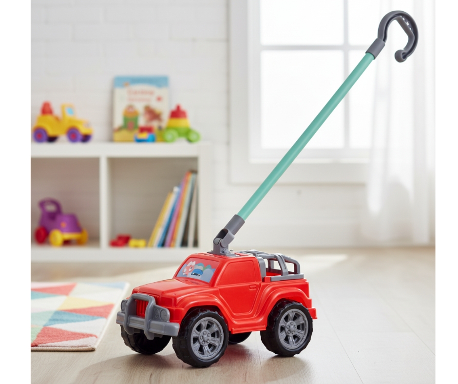 POLESIE Igračka guralica auto crveni POLESIE Igračka guralica auto crveni