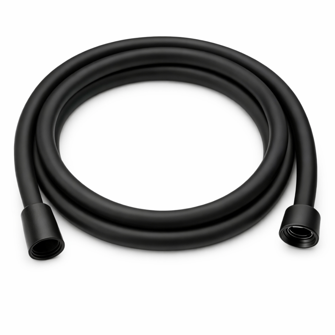  Crijevo za tuš gumirano crno 1,5 m EV3079