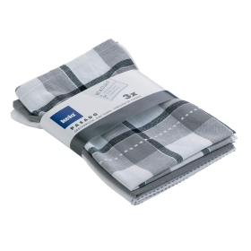 Kuhinjske krpe pasado 3 kom sive 65x45cm 100% pamuk-1232204 kela  Kuhinjske krpe pasado 3 kom sive 65x45cm 100% pamuk-1232204 kela