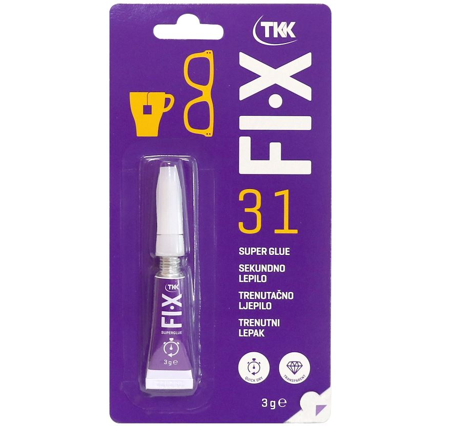 TKK FIX 31 trenutno tekuće ljepilo 3g TKK FIX 31 trenutno tekuće ljepilo 3g