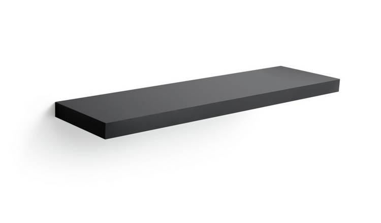 PLUTAJUĆA POLICA 100X25X4 CRNA DP3804   PLUTAJUĆA POLICA 100X25X4 CRNA DP3804
