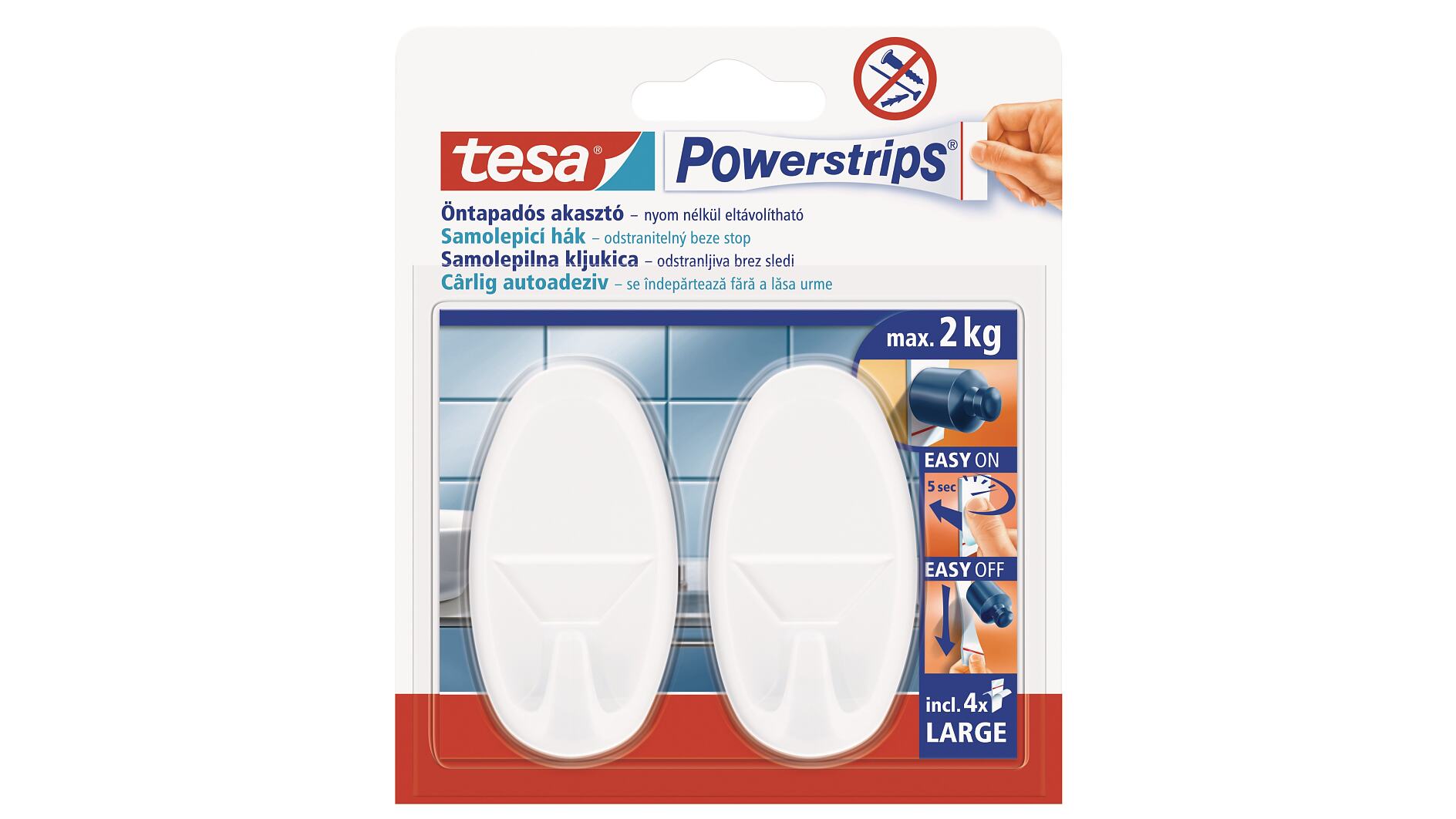 TESA KUKICE BIJELE 58013-00055-01  TESA KUKICE BIJELE 58013-00055-01