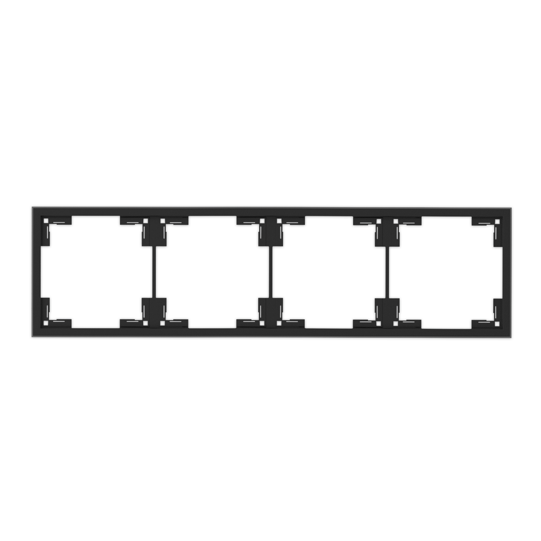 COMMEL Okvir četverostruki crni 153785