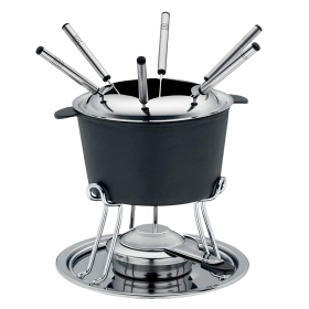 KELA Fondue set comore 11-dijelova lijevano željezo/plemeniti čelik-1232229 kela KELA Fondue set comore 11-dijelova lijevano željezo/plemeniti čelik-1232229 kela