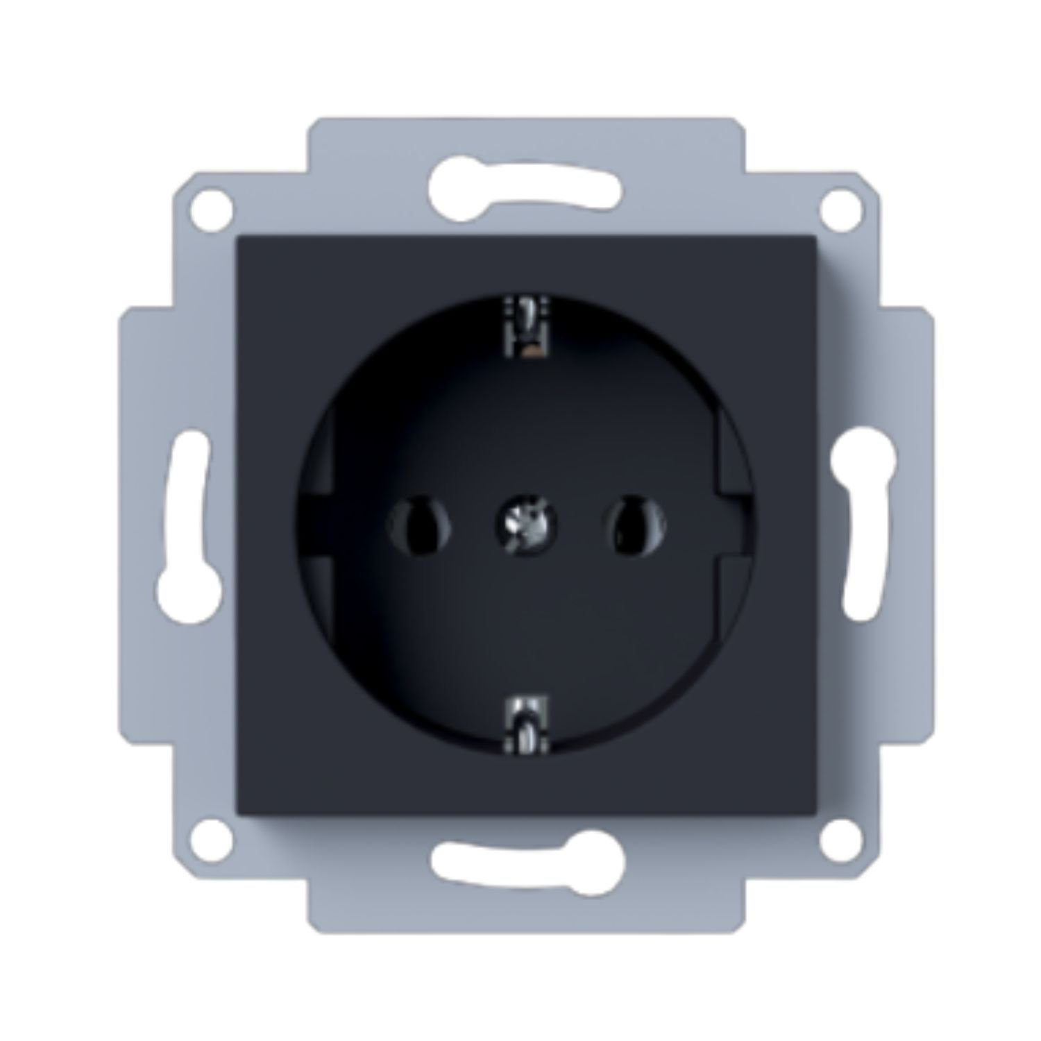 ELEKTROMATERIAL LENDAVA Utičnica crna Rio