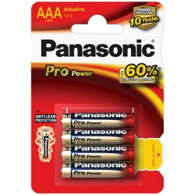 PANASONIC Alkali-baterije Pro Power S Micro LR03 PANASONIC Alkali-baterije Pro Power S Micro LR03