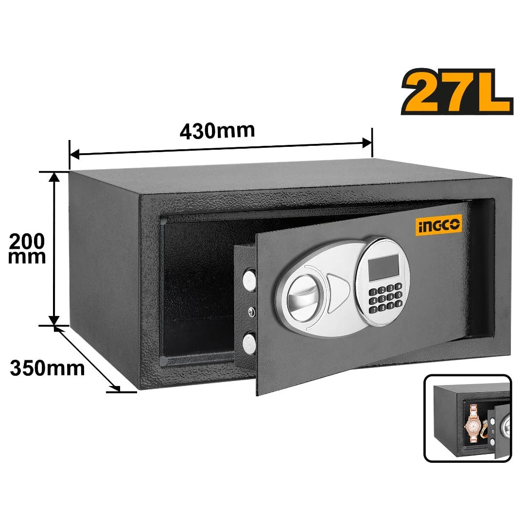 INGCO Sef elektronski 20x43x35 ESF3502  INGCO Sef elektronski 20x43x35 ESF3502