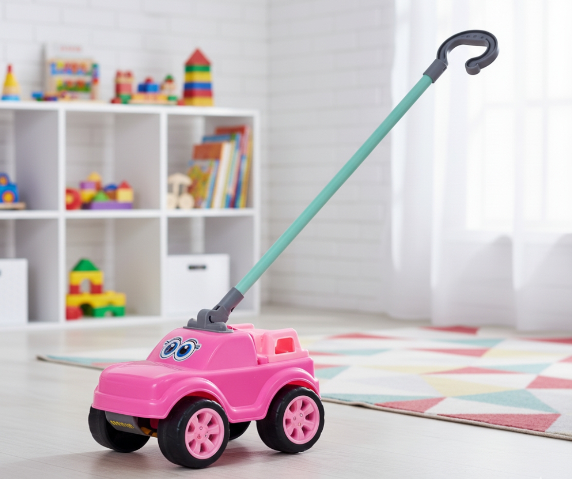 POLESIE Igračka guralica auto pink POLESIE Igračka guralica auto pink