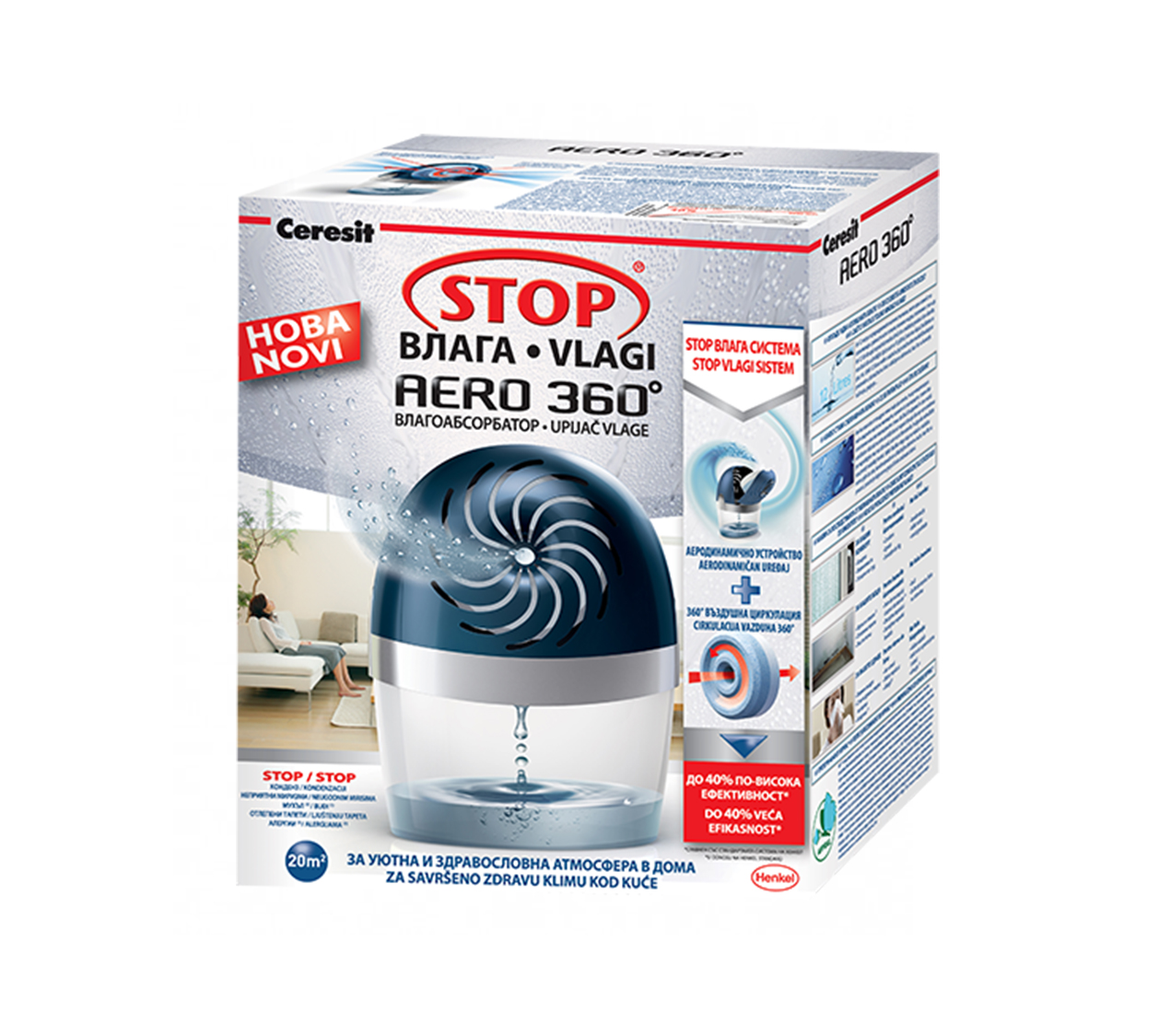 CERESIT STOP VLAZI AERO 360 - APARAT 450GR CERESIT STOP VLAZI AERO 360 - APARAT 450GR