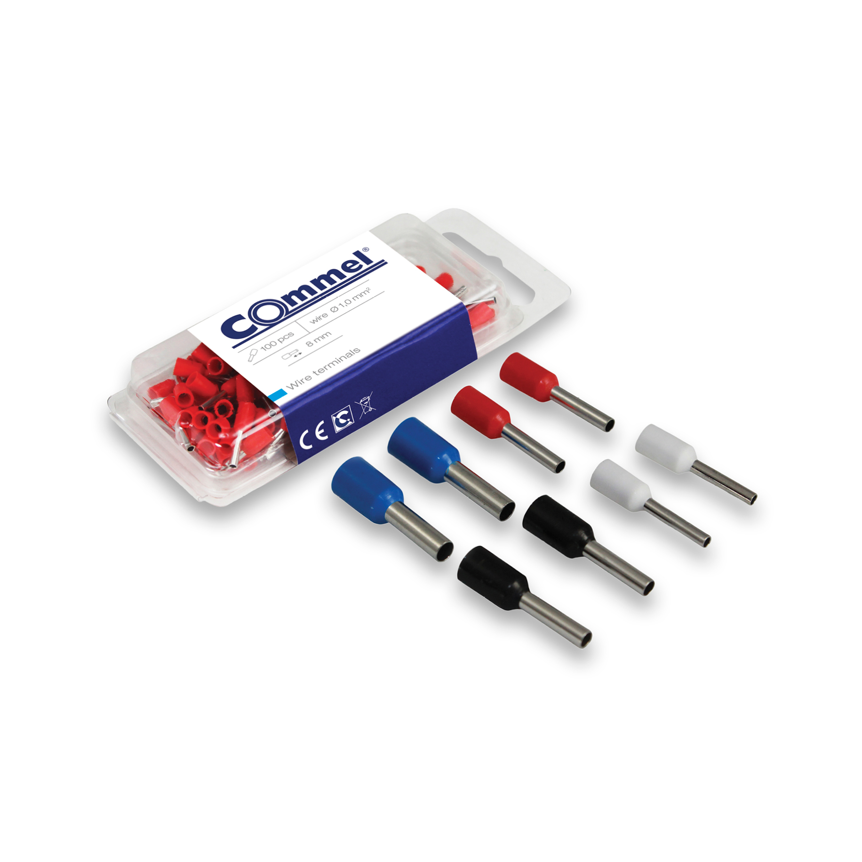 COMMEL IZOLIRANI ZAVRŠNI TULJCI 2.5 MM2 100/1 COMMEL IZOLIRANI ZAVRŠNI TULJCI 2.5 MM2 100/1