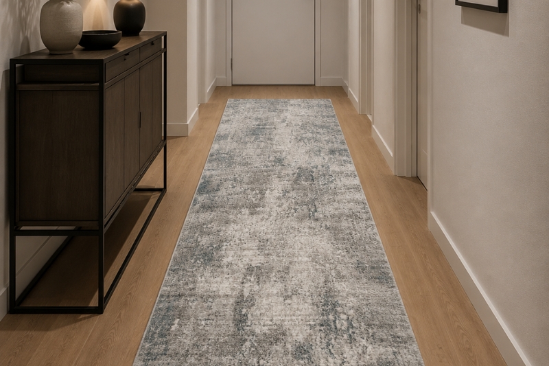 SAFYUN Tepih Lazer LZ402 Grey Blue 80x150