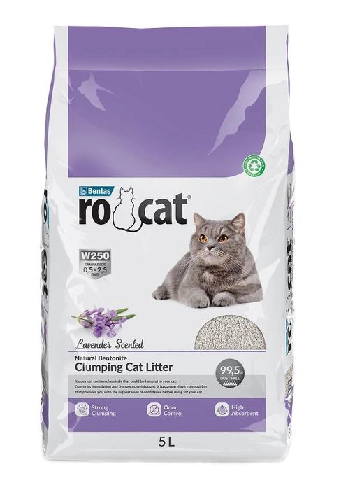 ROCAT PJESAK ZA MAČKE LAVANDER 5L ROCAT ROCAT PJESAK ZA MAČKE LAVANDER 5L ROCAT